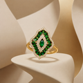 Zamrud Royale Swarovski Diamond Ring