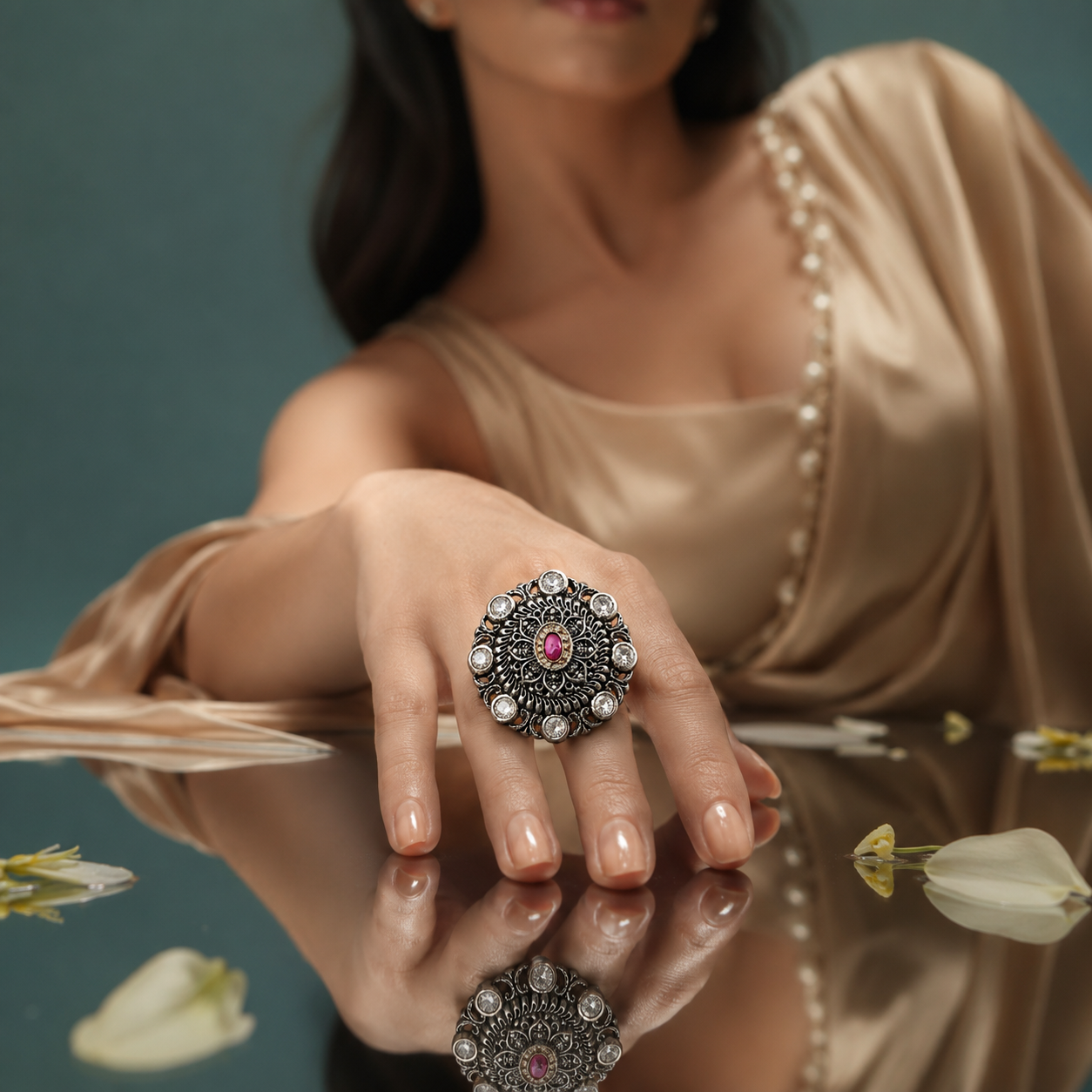 Shahi Gulnaar Heritage Ring