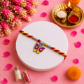 Pure 92.5 Silver Butterfly Charm Rakhi – Cute Kids Rakhi