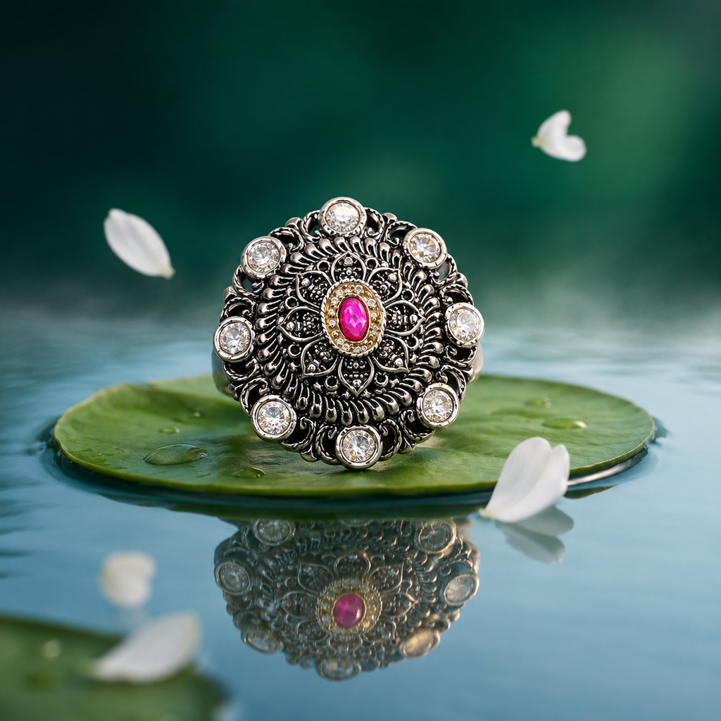 Shahi Gulnaar Heritage Ring