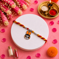 Pure 92.5 Silver Powerpuff Blossom Charm Rakhi – Cute Kids Rakhi