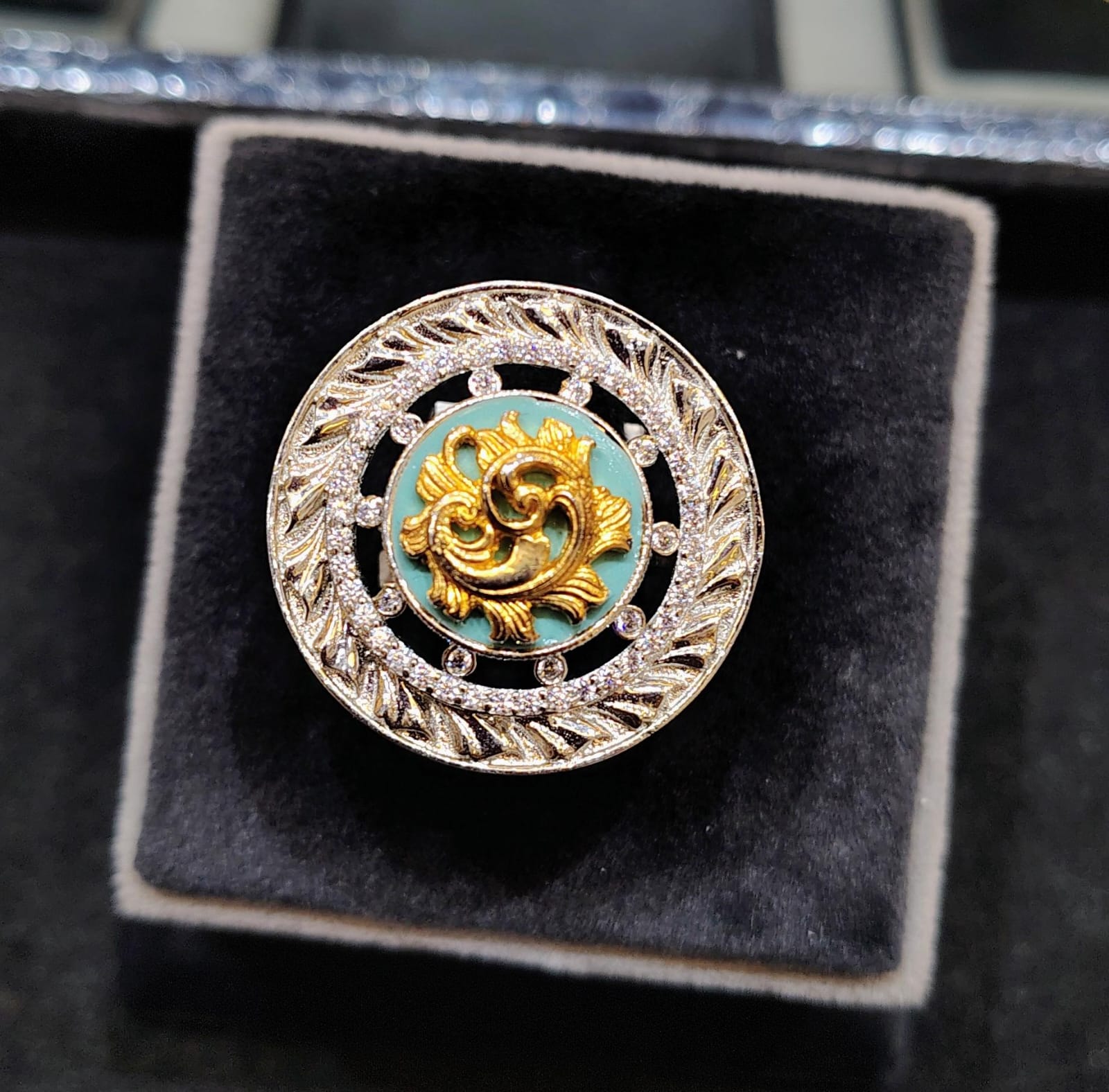 Aaradhya Aura Swarovski Diamond Ring